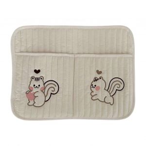 Sac De Rangement Suspendu Pour Couches, Panier De Chevet Et Organisateur De Tete De Lit Avec Poche Laterale Pour Berceaux, Couffins Et Poussettes - Neuf