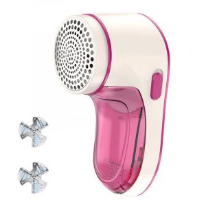 Rasoir Anti Bouloche,,Tissu Pull Laine Tondeuse &agrave; Textile pour pour Chandails/V&ecirc;tements/Rideaux/Tapis,2* Lame de Rechange&iquest;Rouge - Neuf