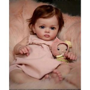 Poup&eacute;e reborn de 45 cm, b&eacute;b&eacute; nouveau-n&eacute; r&eacute;aliste et adorable, cadeau id&eacute;al - Neuf