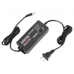 adaptateur secteur reglable Ca/CC 3-12 V 5 a, anti-interferences - Neuf