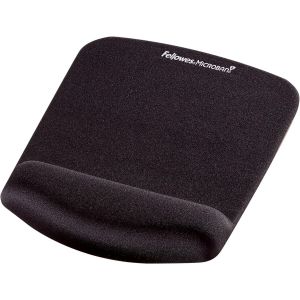 Tapis de Souris - Repose Poignet PlushTouch- Mousse M&eacute;moire de Forme - Noir - 1 Unit&eacute; - Neuf