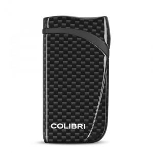 Briquet Cigare Colibri Falcon Carbone Noir - Neuf