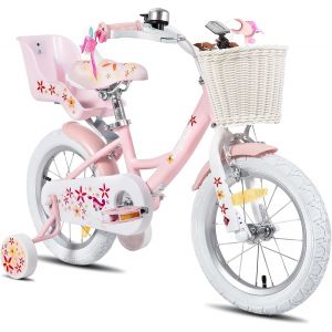 SUBZONAL-V&eacute;lo Licorne 12/14/16/18 Pouces pour Filles 2-9 Ans, v&eacute;lo Enfant avec si&egrave;ge v&eacute;lo poup&eacute;e et Roues stabilisatrices& Panier - Neuf