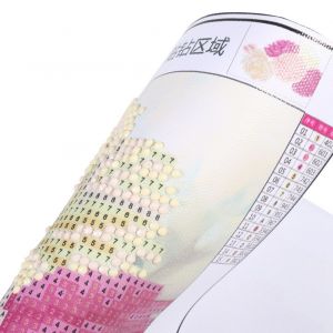 Kit De Peinture Diamant 5d A Faire Soi-Meme, Broderie De Fleurs, Point De Croix, Decoration D'interieur - Neuf