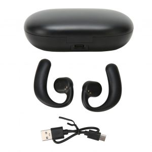 ecouteurs Bluetooth a conduction osseuse, sans fil, etanches IPX7, basses puissantes, pour telephone et tablette - Neuf