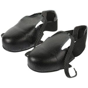 Couvre-Chaussures De Sécurité En Cuir De Vachette De Qualité Supérieure Avec Embout En Acier ¿ Couvre-Chaussures De Sécurité Robustes Pour Une Protection Et Un Confort Industriels - Neuf