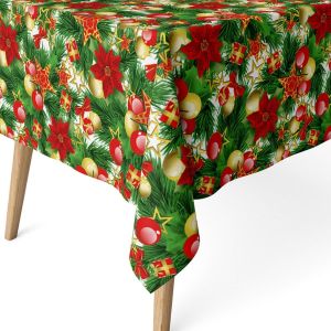 Sjzg-Nappe Anti-Taches Pour Table Rectangulaire Taille 180x140 Cm - Nappe Anti-Taches Au Toucher Extra-Douce Et Imperm&eacute;able, Couleur &Eacute;toile - Neuf