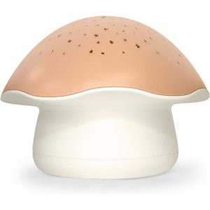 Kyaoayo-X Kid Sleep - Projecteur D'étoiles - Musical - Champignon Rose - Veilleuse - Sommeil Nomade - Bébé & Enfants - Berceuse -Bruits Blancs - Détecteur De Pleures Optionnel - Minuteur Intégré - Neuf