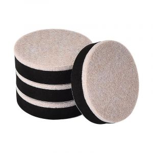 Rehausseurs De Pieds De Table De Meubles Fontainebleau 4 Pièces Diamètre : 63,5 Mm Hauteur : 16,5 Mm Les Rehausseurs De Lit Peuvent Être Utilisés En Piles Hauteur Accrue Silencieux Et Résistant À L'usure - Neuf