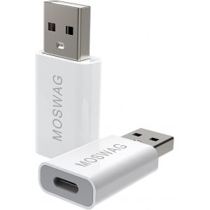 THEF-Adaptateur USB C Femelle vers USB mâle, Adaptateur USB C vers USB Compatible avec Le Chargeur Apple MagSafe, Watch Series Ultra/8/7/se, iMac, MacBook Pro, MacBook, Ordinateurs Portables, PC. - Neuf