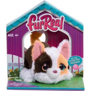 ERYI-Mini-Chaton Interactif De Furreal, Petit Chat En Peluche Avec Mouvements, Animaux En Peluche, Jouets Pour Enfants De 4 Ans Et Plus - Neuf