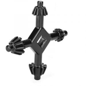 Promotion Hivernale,Cl&eacute; De Mandrin,Cl&eacute; De Mandrin De Perceuse,Cl&eacute; De Mandrin,Cl&eacute; De Mandrin &Agrave; 4 Voies Pour Perceuses &Agrave; Colonne,Cl&eacute; En Acier Multifonctionnelle &Agrave; 4 Voies Pour Perceuses 4 En 1 - Neuf