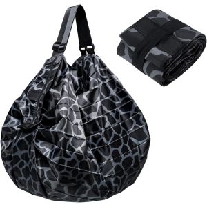Sac à provisions et pliable,Sac de voyage transportable,Sac à épaule imprimé léopard,Idéal pour le shopping,les voyages,les activités de plein air et le camping - Neuf