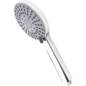 Alu+, Douchette &Agrave; Main En Aluminium Pour Douche &Agrave; Deux Fonctions, Diam&egrave;tre 10 Cm, Ros&eacute; - Neuf