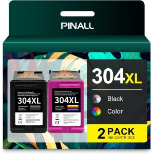 Cartouches 304XL Compatibles pour Imprimantes HP Envy et DeskJet 2 Pieces - Neuf