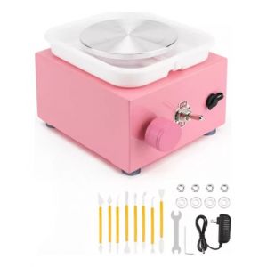 Mini Tour De Potier Pour Enfants, 10 Cm, Rose - Neuf