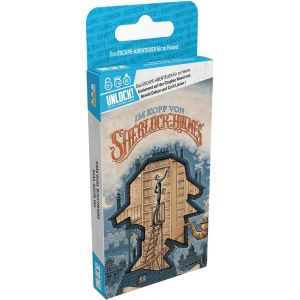 Asmodee Cowboys E, Unlock! Short Adventures - Dans La T&ecirc;te De Sherlock Holmes, Jeu Familial, 1 &Agrave; 6 Joueurs, &Agrave; Partir De 10 Ans, 40 Minutes, Allemand[Z2264] - Neuf