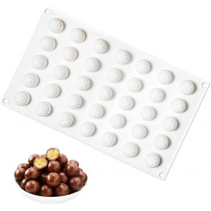 Kal-Moule Silicone Sphère 35 Cavités Ø 2cm - Pour Chocolat, Boules De Glace, Gelée, Bonbons - Neuf