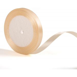 Ruban De Satin Ivoire - 22 M - Tissu Fin Pour Emballage Cadeau, Mariage, Fleuriste, D&eacute;coration De G&acirc;teau - Neuf