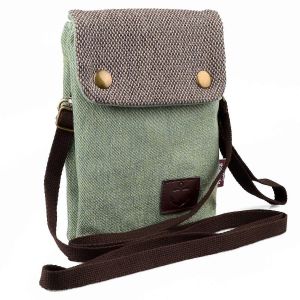 Petit sac à main de téléphone portable à bandoulière avec bandoulière,pochette de voyage mignonne passeport téléphone sac - Neuf