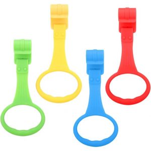 4 Pi&egrave;ces Anneau Parc Bebe,Parc Bebe, Anneau De Lit B&eacute;b&eacute;, Anneaux Pour Lit B&eacute;b&eacute; Et Parc,Anneaux De Berceau En Plastique, Anneaux Pour L'entra&icirc;nement De L'&eacute;quilibre, Aider Le B&eacute;b&eacute; &Agrave; Se Lever Du Berceau - Neuf