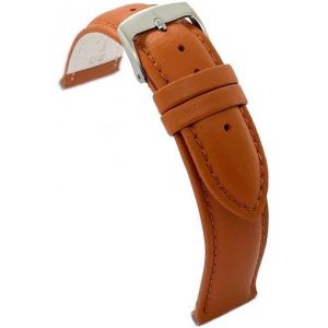 Kal-Bracelet De Montre En Cuir De Vachette Lisse 26mm 28mm 30mm 32mm 34mm 36mm 38mm 40mm Ref. 302ea - Neuf