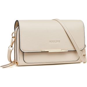 KALANKA-Sac Téléphone Portable Femme - Petit Sac Bandoulière Femme - Sac à Bandoulière Femme en Cuir PU - Sac À Bandoulière Petit avec Réglables Bandoulière - Neuf