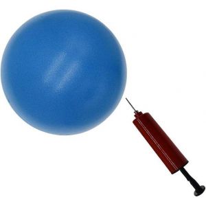 Mini Ballon D'exercice Compact Bleu Pour Pilates, Yoga Et Entraînement De Base - Parfait Pour Les Voyages Et Les Entraînements À Domicile - Neuf