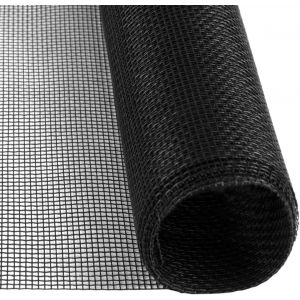 Moustiquaire moustiquaire en fibre de verre de haute qualité, soudée par treillis, résistante aux UV, 100 x 250 cm, anthracite, 03438 - Neuf