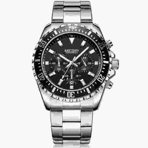 Montre-Bracelet Chronographe &Agrave; Quartz Pour Homme 2064 - Style D&eacute;contract&eacute; Et Professionnel - Neuf