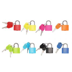 8 Pack Locks Petit cadenas avec Key Baggage Gym Locker Lock Mini cadenas color&eacute; pour l'&eacute;cole ext&eacute;rieure - Neuf