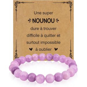 Eryi-Cadeau Nounou,Cadeau Pour Nounou,Cadeau Nounou Original,Cadeau Nounou Anniversaire,Cadeau Moins De 10 Euros,Cadeau Nounou Fin De Contrat,Cadeau Merci,Cadeau Nounou Noel,Bracelet Nounou - Neuf