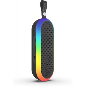 EDKAL-Halo Enceinte Bluetooth Portable-Enceintes Sans Fil Avec Lumie¿Res,Temps De Jeu De 5 Heures,Mini Haut Parleur Waterproof Ipx6 Pour L'Exte¿Rieur/Intérieur,Voyage,Piscine Et Douche - Neuf