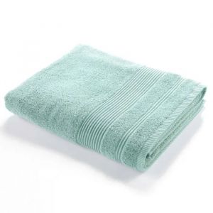 Serviette Ou Drap De Bain En Coton 90 X 150 Cm Tendresse Vert D Eau - Neuf