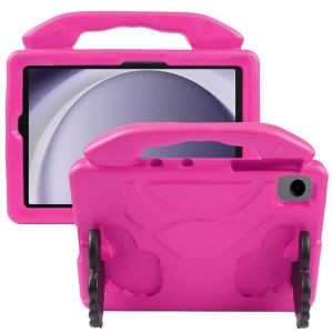 Étui Eva Antichoc Pour Samsung Galaxy Tab A9+ 10.95 (2023) Avec Support, Rose Rouge - Neuf