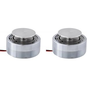 ChenQuanSarl-2 Pièces 250Mm 2 Pouces Toutes Les Fréquences Résonance Haut-Parleur Vibration Forte Basse Haut-Parleur Mini Taille Lecteur De Musique Portable Pour Ordinateur Portable Mp3 Mp4 - Neuf