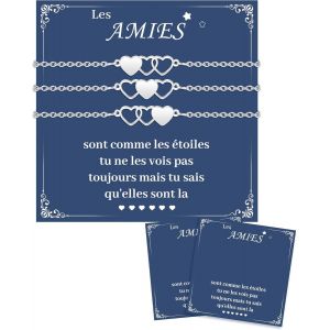 Kalanka-2/3/4/5 Pièces Cadeau Meilleure Amie,Bracelet D'amitié,Bracelet Amitié Fille,Cadeau Amie Femme,Anniversaire Femme S?urs - Neuf