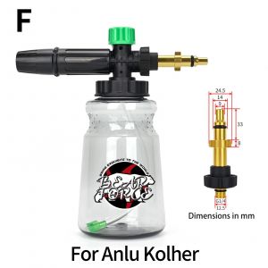 Lance à mousse pour lavage de voiture,buse à mousse, à mousse,générateur de mousse pour Hammer Huter Makita,nettoyeur haute pression--For Anlu Kolher - Neuf