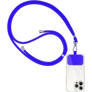 Chaîne Universelle Pour Téléphone Portable, Cordon Pour Téléphone Portable, Cordon Pour Téléphone Portable, Lanière Universelle, Porte-Clés Avec Tous Les Smartphones (Saphir)[CAR785935] - Neuf