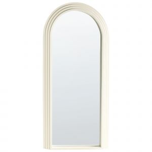 Miroir DIJON 80 cm 170 cm Bois Blanc cassé - Neuf