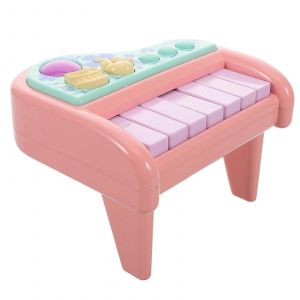Jouets Musicaux, Piano, Design Dessin Animé, Pour Tout-Petits, Garçons Et Filles, Jeu À Domicile, Utilisation Éducative, Rose, 1 Lot - Neuf