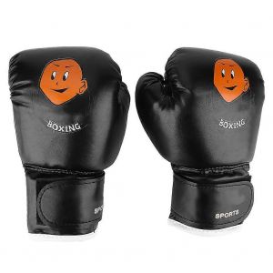 Enfants Boxe Combat Muay Thai Sparring Poing Kickboxing Grappling Sac De Sable Gants Noir - Neuf