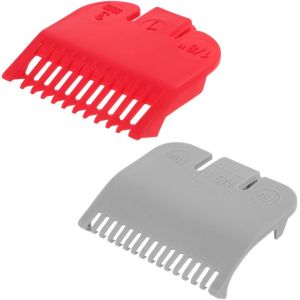 Lot De 2 Guides De Fixation Sp&eacute;ciaux Pour Tondeuse &Agrave; Cheveux, Peigne De Toilettage, Peigne De Protection, Peigne De Rechange, Coupe-Cheveux, Outil Professionnel En Plastique - Neuf