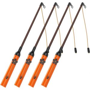CMJAAGUR-Lot De 4 Bâtons De Lanterne Longeur 40Cm, Bâtonnet De Lanterne Led Avec Lumière Pour Halloween, Noël, Saint-Martin, Anniversaires Des Enfants,Mascarade[M804] - Neuf