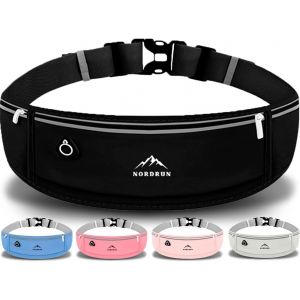 FEW-Nordrun® Ceinture Running Homme et Femme | Sac Banane Étanche de Course a Pied, Sport, Jogging, Footing, Courir | Ceinture Course a Pied | Sac Course a Pied pour Tous Les Telephones - Neuf