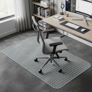 Ulteronixshop-Tapis de Sol &agrave; Picots 90 x 120 cm pour Chaise de Bureau, Prot&egrave;ge-Sol Transparent pour Moquette, Tapis de Protection pour Chaise &agrave; roulettes - Neuf