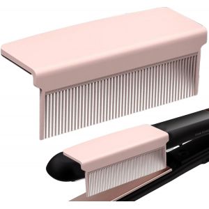 KAL-Peigne À Lisser En Fer Plat, Avec Poignée Antidérapante, Peigne Lisse Réglable, Idéal Pour Le Coiffage, Le Lissage Et Le Contrôle Des Frisottis, Outil Parfait Pour Le Salon Et Une Utilisation À L - Neuf