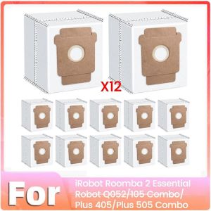 Lot de 12 sacs &agrave; poussi&egrave;re pour aspirateurs Essential Robot Q052/105 Combo/Plus 405/Plus 505 Combo - Neuf
