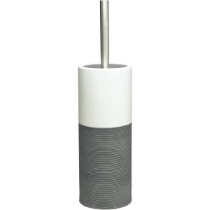 KAL-Doppio, Porte-Brosse Wc Porcelaine, Gris - Neuf