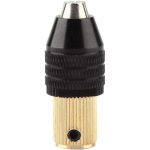 Mini Mandrin Auto-serrant Mandrin de Foret Adaptateur,mini mandrin perceuse,Perceuse à Capacité de Serrage 0,3 à 3,4 mm (5MM Trou),Accessoires de Mini Perceuse Électrique Collet Avec clé Allen - Neuf